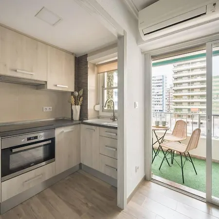 Chic Vacational Apartment In Cullera, Valencia Exterior photo
